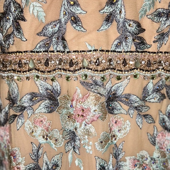 Mac Duggal Floral Long Sleeve Wedding Gown - Picture 5 of 10